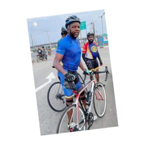Nigerian Cyclist dies days after being st*bbed by armed robbers in Lagos .