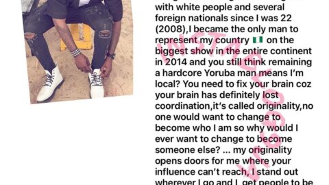 Ex BBA contestant, actor Tayo Faniran, gets candid with those saying he’s local