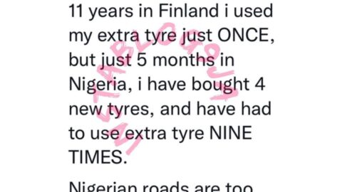 Nigerian roads are too expensive — Finland returnee laments