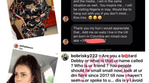 Crossdresser Bobrisky denies ever meeting singer Daffy Blanco, but video record shows they were together in 2019 [Swipe]