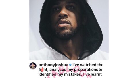 “I have identified my mistakes,” Boxer Anthony Joshua breaks silence, following his recent defeat