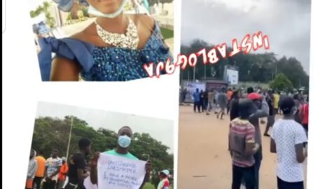 Protest rocks OAU after a final year student d*ed due to alleged medical negligence
