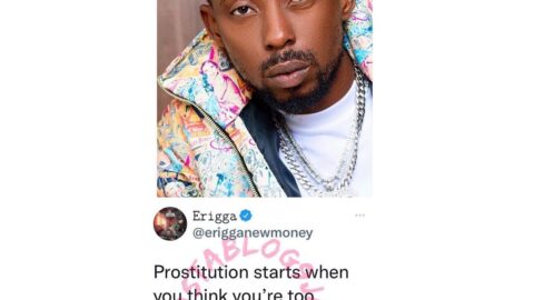 Rapper Erigga reveals what pushes many into prostitution