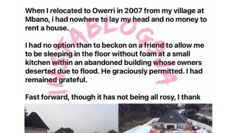 God when bayi : Blogger Njoku shares his grass to Grace story as he shows off his castle. [Swipe]
