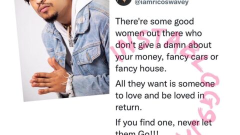 If you find a non-materialistic woman, never let her go — Reality TV star, Rico Swavey