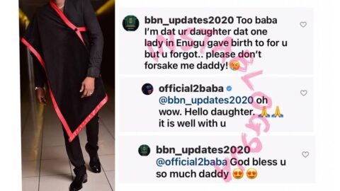 Singer 2Face unites with his long lost ‘daughter’ via Instagram