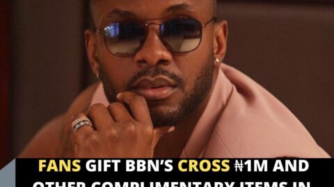 Fans gift BBN’s Cross ₦1m and other complimentary items in Abuja
