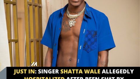 Just In: Singer Shatta Wale allegedly hospitalized after been sh*t by unknown gunmen