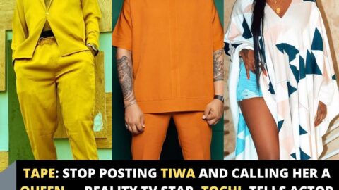 Tape: Stop posting Tiwa and calling her a queen — Reality TV Star, Tochi, tells actor IK Ogbonna, others