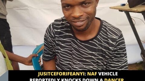 JusitceForIfeanyi: NAF vehicle reportedly knocks down a dancer on his way to a new job in Ikorodu, Lagos