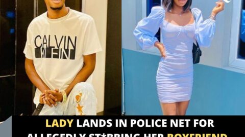 Lady lands in police net for allegedly st*bbing her boyfriend over WhatsApp messages .