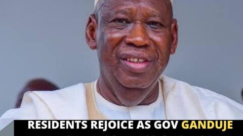 Residents rejoice as Gov Ganduje allegedly commissions a car wash