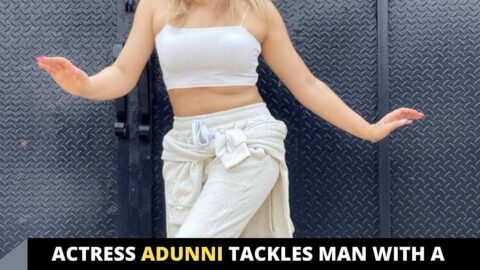 Actress Adunni tackles man with a log in his eyes but complaining about the speck in hers