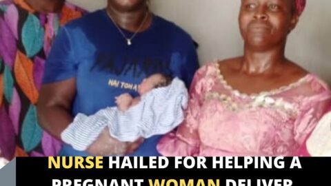 Nurse hailed for helping a pregnant woman deliver her baby in transit