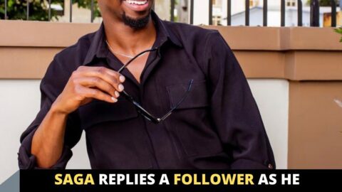 Saga replies a follower as he reminisces on his time in the BBN house