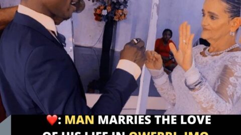 Man marries the love of his life in Owerri, Imo State
