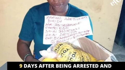 9 days after being arrested and bailed for smuggling dr*gs into prison, nursing mother rearrested