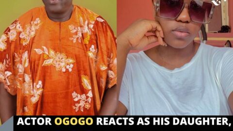 Actor Ogogo reacts as his daughter, Kira, dumps him for billionaire Otedola