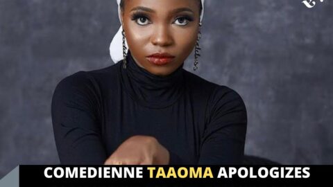 Comedienne Taaoma apologizes after being called out for visiting VP Osinbajo