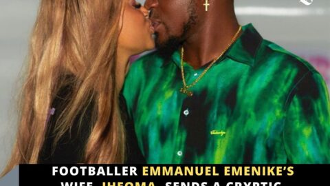 Footballer Emmanuel Emenike’s wife, Iheoma, sends a cryptic message to him as she tries out an experiment