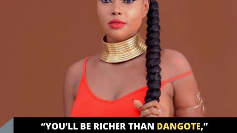 “You’ll be richer than Dangote,” traffic beggars pray for actress Nelly Edet as she tips them
