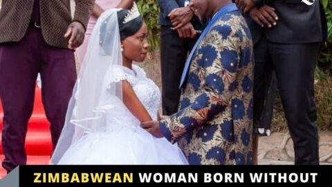 Zimbabwean woman born without limbs, shares heartwarming pictures from her wedding