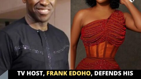 TV host, Frank Edoho, defends his colleague, Toke Makinwa, against a critic with evidence