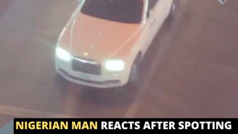 Nigerian man reacts after spotting a Rolls Royce Phantom being used as taxi in Dubai, UAE