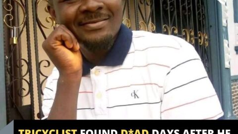 Tricyclist found d*ad days after he was declared missing in Delta