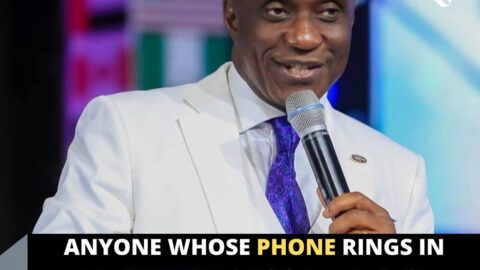 Anyone whose phone rings in the church is poor — Pastor Ibiyeomie .