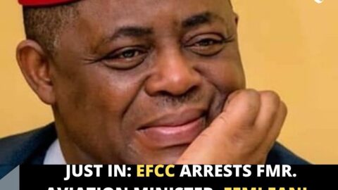 Just In: EFCC arrests Fmr. Aviation Minister, Femi Fani-Kayode for alleged fra*d .