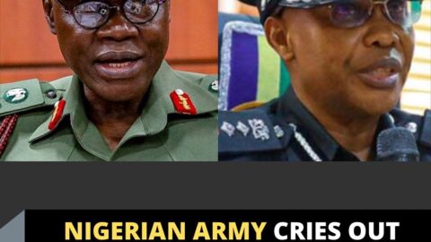 Nigerian army cries out over police br*tality .