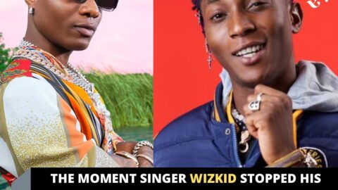 The moment singer Wizkid stopped his colleague, Bella Shmurda, from “talking too much” at the 02 Arena in London