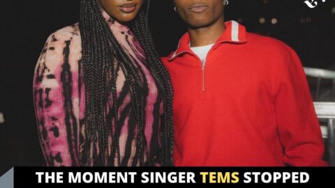 The moment Singer Tems stopped Wizkid from carrying her during their performance at the O2 Arena