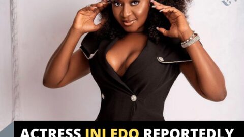 Actress Ini Edo reportedly welcomes first child .