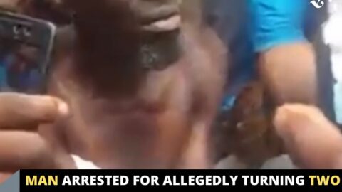 Man arrested for allegedly turning two children into big tubers of yam after picking the money he dropped in Ibadan