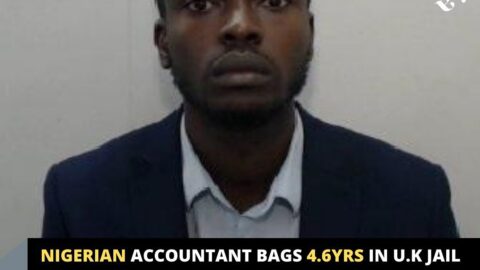 Nigerian accountant bags 4.6yrs in U.K jail for r*ping a girl who thought she was having s*x with his friend