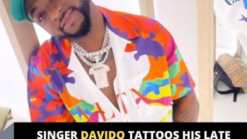 Singer Davido tattoos his late friend’s nickname on his arm