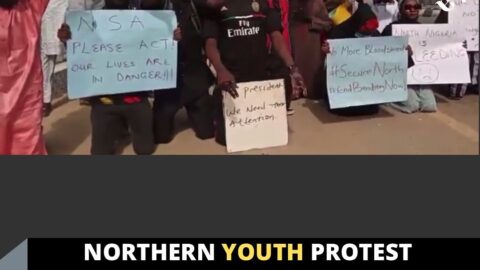 Northern youth protest against insecurity in Nigeria