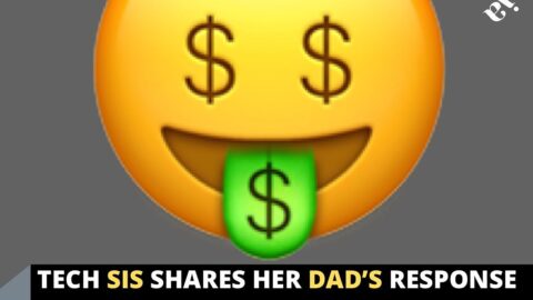 Tech Sis shares her dad’s response after she splashed dollars on him