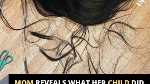 Mom reveals what her child did to her bone straight wig
