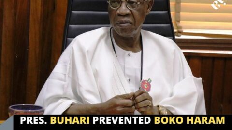 Pres. Buhari prevented Boko Haram from Islamising Nigeria — Lai Mohammed .