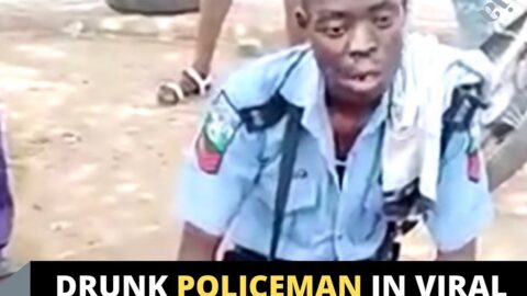 Drunk policeman in viral video arrested in Osun