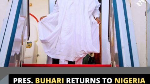 Pres. Buhari returns to Nigeria after a 3-days trip to Turkey