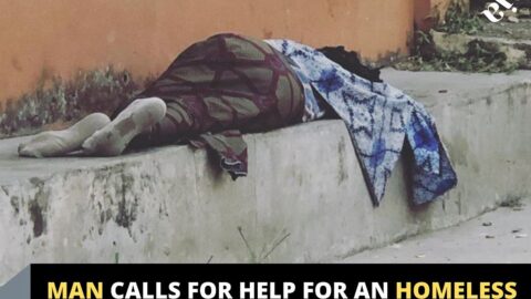 Man calls for help for an homeless pregnant woman in Surulere, Lagos