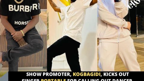 Show promoter, Kogbagidi, kicks out singer Portable for calling out dancer Pocolee over intellectual property/money theft