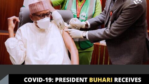 COVID-19: President Buhari receives the booster jab, assures Nigerians of its safety