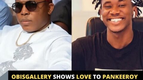 The moment Nigeria’s number 1 luxury jeweler, Obisgallery, gave Pankeeroy a diamond Cartier watch worth N17,000,000 as a birthday gift