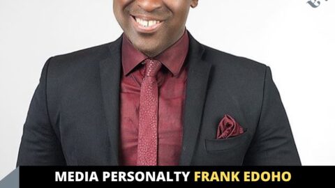 Media personalty Frank Edoho trades compliments with an online observer