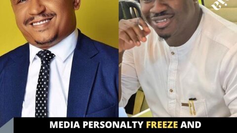 Media personalty Freeze and philanthropist Kokun engage each other at a Tithe symposium on IG